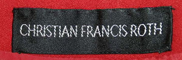 Suit, Christian Francis Roth (American, born 1969), wool, American