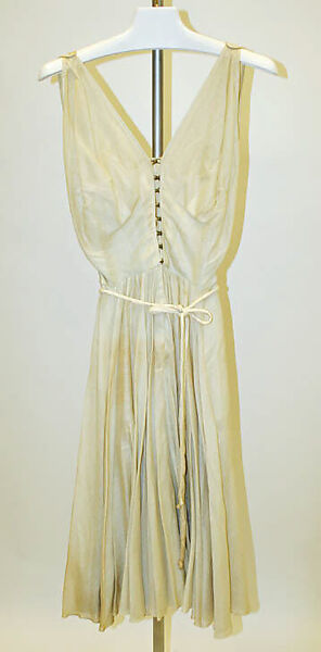 Dress, Claire McCardell (American, 1905–1958), cotton, American 