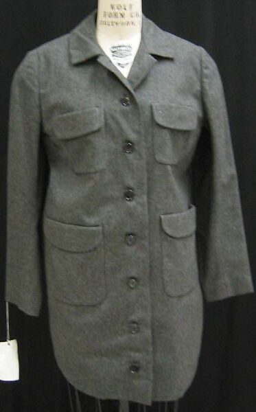 Coat, Rudi Gernreich (American (born Austria), Vienna 1922–1985 Los Angeles, California), wool, American 