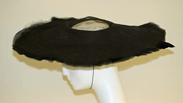Hat, House of Dior (French, founded 1946), tulle, French 