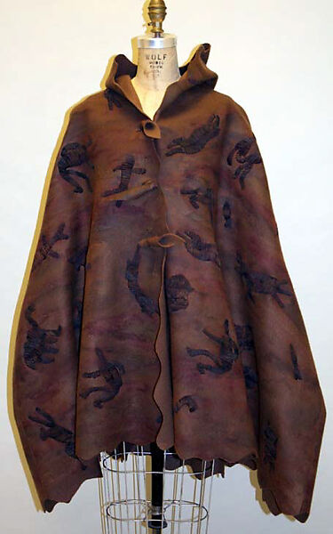 Opera coat, Romeo Gigli (Italian, born 1949), wool, Italian 