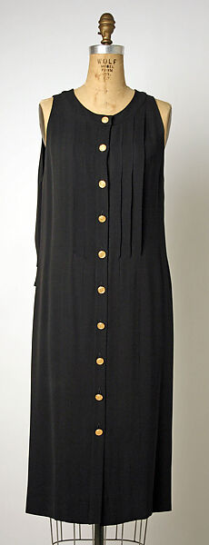 Dress, House of Chanel (French, founded 1910), silk, French 