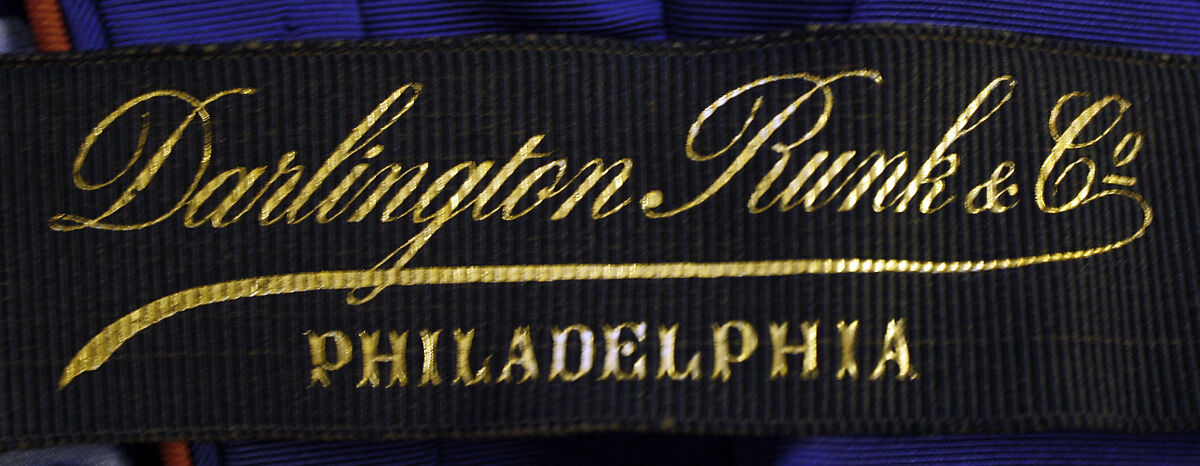 Dress, Darlington, Runk &amp; Co. (American), silk, American