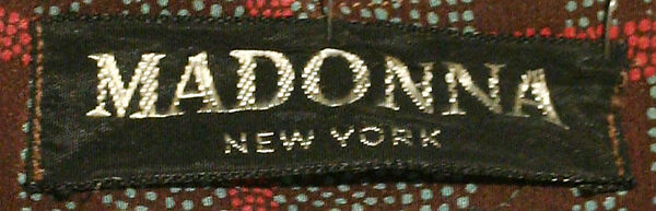 Shirt, silk, American
