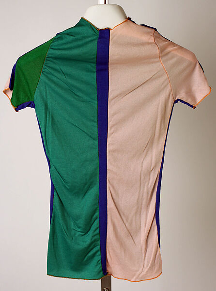 T-shirt, Attributed to Stephen Burrows (American, born 1943), synthetic fiber, American