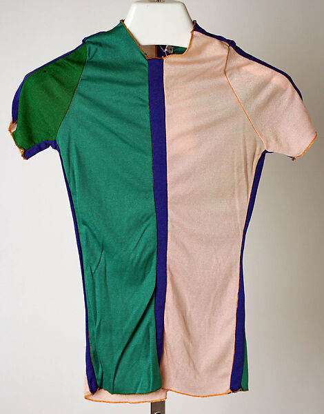 T-shirt, Attributed to Stephen Burrows (American, born 1943), synthetic fiber, American 