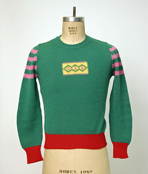 Sweater, Kenzo (French, founded 1970), wool, French 
