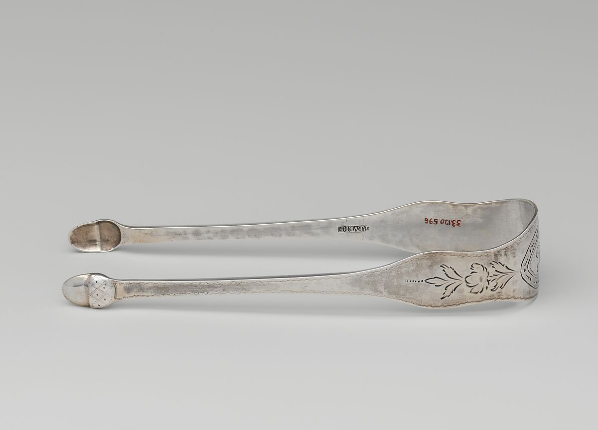 Sugar Tongs, Paul Revere Jr. (American, Boston, Massachusetts 1734–1818 Boston, Massachusetts), Silver, American