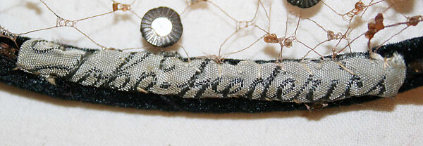 Hat, John-Frederics, Inc. (American, 1929–1948), rhinestones, American