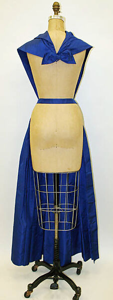 Evening apron, Mainbocher (French and American, founded 1930), silk, American