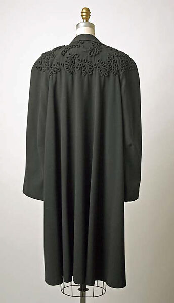 Coat, House of Paquin (French, 1891–1956), wool, French
