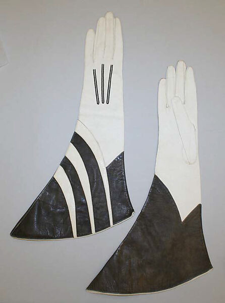 Gloves, leather, French 