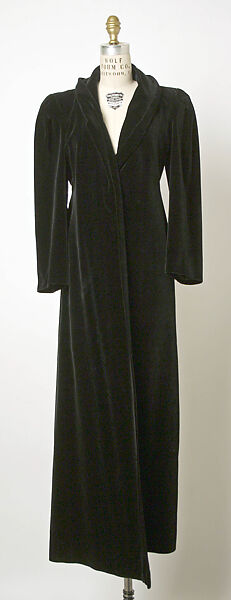 Evening coat, Elsa Schiaparelli (Italian, 1890–1973), silk, French 
