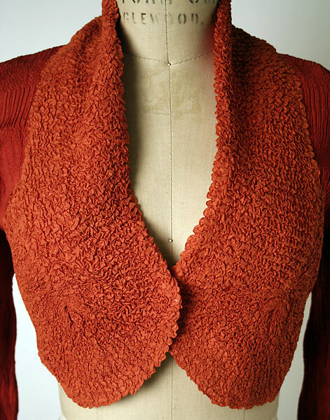 Bolero, Elsa Schiaparelli (Italian, 1890–1973), silk, French