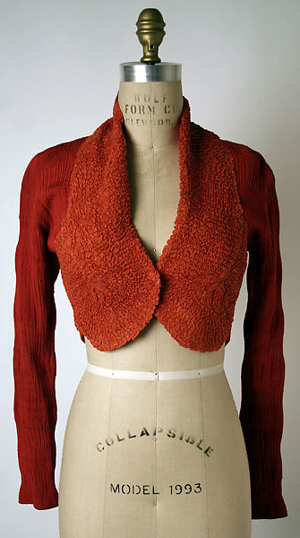 Elsa Schiaparelli - Bolero - French - The Metropolitan Museum of Art