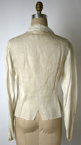 Blouse, Valentina (American, born Kyiv 1899–1989), linen, American