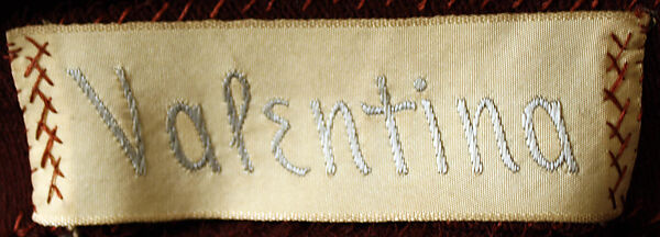 Evening dress, Valentina (American, born Kyiv 1899–1989), wool, American