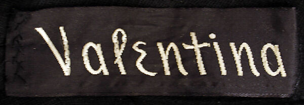 Dress, Valentina (American, born Kyiv 1899–1989), wool, silk, leather, American