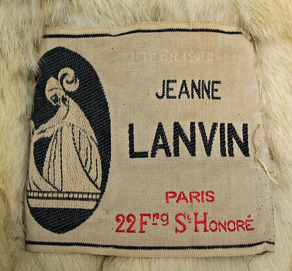 Coat, House of Lanvin (French, founded 1889), silk, fur (possibly ermine), French