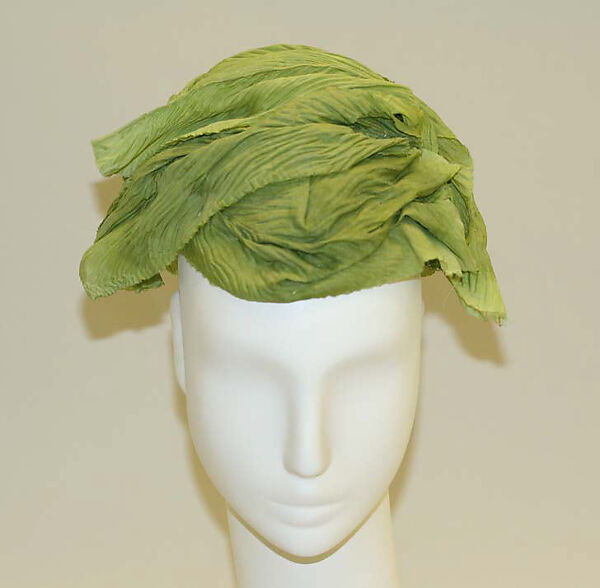 Hat, silk, metal, synthetic fiber, American or European 