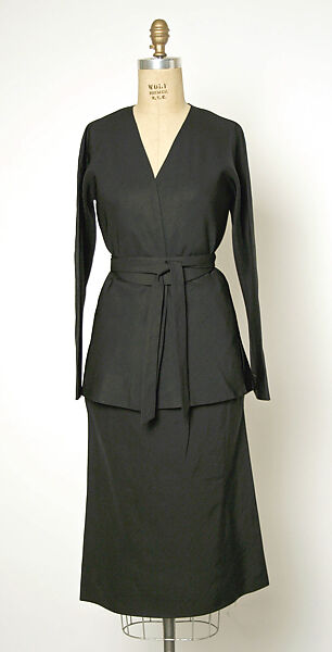 Suit, Halston (American, Des Moines, Iowa 1932–1990 San Francisco, California), synthetic fiber, American 