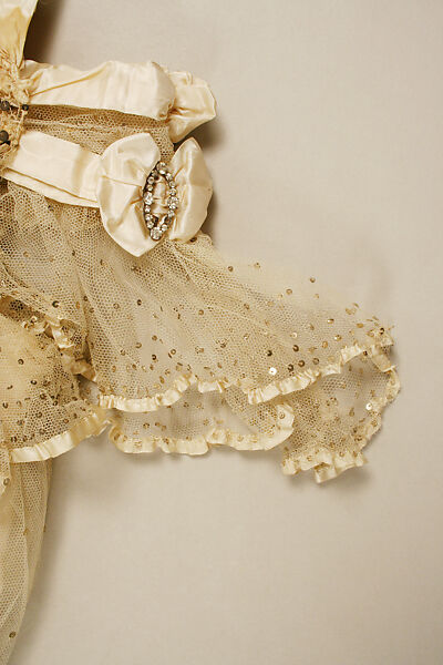 Ball gown, Jeanne Hallée (French, 1870–1924), silk, metal, French