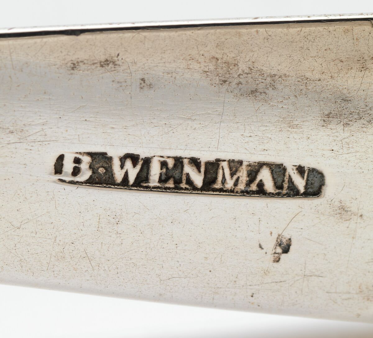 Sugar Tongs, Bernard Wenman (ca. 1789–1833), Silver, American