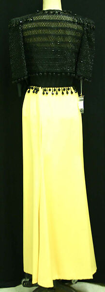 Evening ensemble, Oscar de la Renta, LLC. (American, founded 1965), silk, American