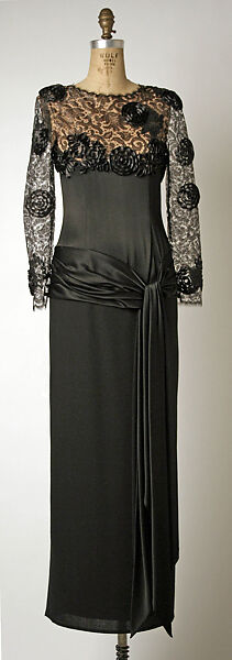 Evening dress, Bill Blass Ltd. (American, founded 1970), silk, American 