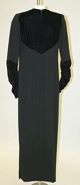Evening dress, James Galanos (American, Philadelphia, Pennsylvania, 1924–2016 West Hollywood, California), silk, American