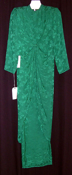 Evening dress, James Galanos (American, Philadelphia, Pennsylvania, 1924–2016 West Hollywood, California), silk, American