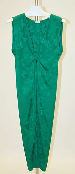 Evening dress, James Galanos (American, Philadelphia, Pennsylvania, 1924–2016 West Hollywood, California), silk, American