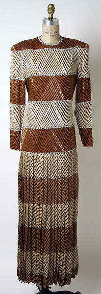 Evening ensemble, James Galanos (American, Philadelphia, Pennsylvania, 1924–2016 West Hollywood, California), silk, American