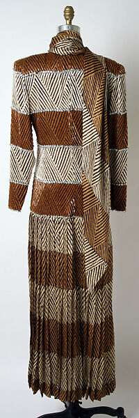 Evening ensemble, James Galanos (American, Philadelphia, Pennsylvania, 1924–2016 West Hollywood, California), silk, American