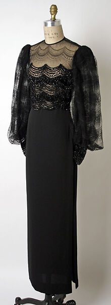 Evening dress, James Galanos (American, Philadelphia, Pennsylvania, 1924–2016 West Hollywood, California), silk, American