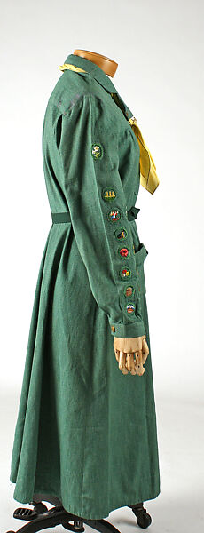 Uniform, Mainbocher (French and American, founded 1930), cotton, elastic, metal, American