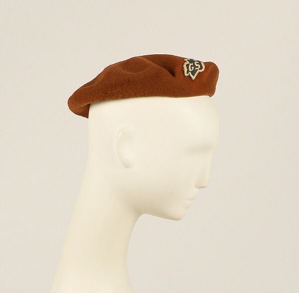 Uniform, Mainbocher (French and American, founded 1930), cotton, elastic, metal, American