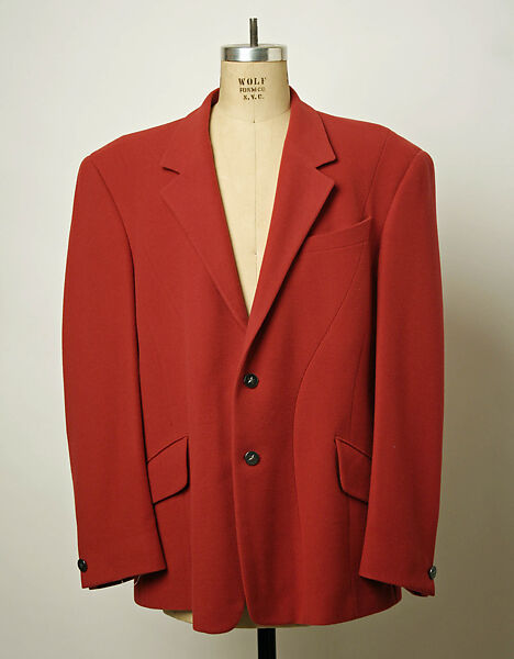 Jacket, Mugler (French, founded 1974), wool, French 