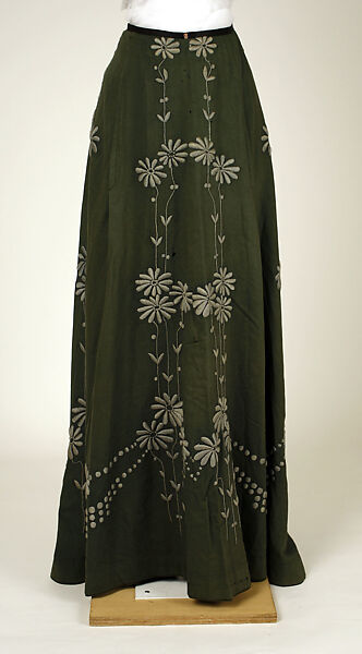 Dress, M. Schiff, wool, American