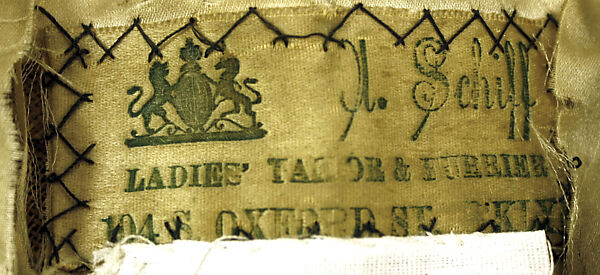 Dress, M. Schiff, wool, American