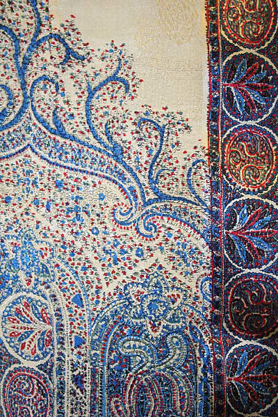 Scarf, silk, American or European