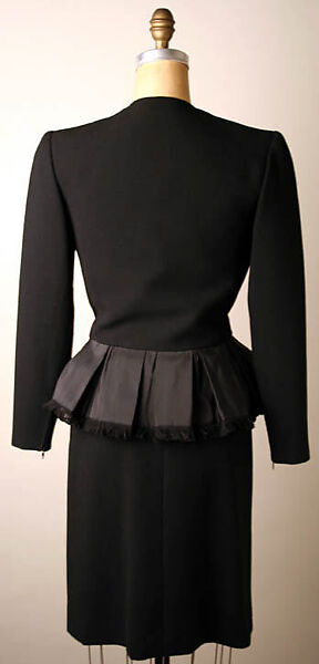 Evening suit, Yves Saint Laurent (French, founded 1961), silk, French