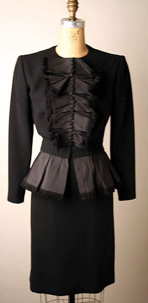Evening suit, Yves Saint Laurent (French, founded 1961), silk, French 