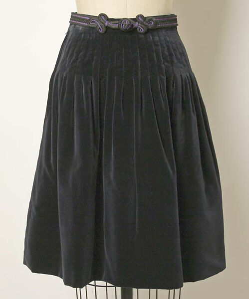 Ensemble, Yves Saint Laurent (French, founded 1961), silk, wool, French