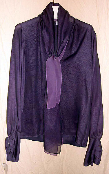 Ensemble, Yves Saint Laurent (French, founded 1961), silk, wool, French