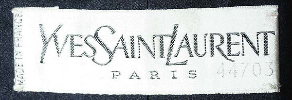 Ensemble, Yves Saint Laurent (French, founded 1961), silk, wool, French