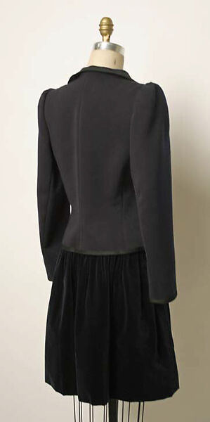 Ensemble, Yves Saint Laurent (French, founded 1961), silk, wool, French