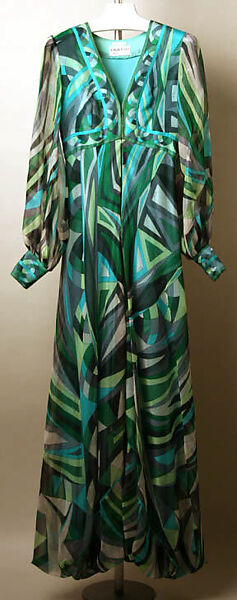 Jumpsuit, Emilio Pucci (Italian, Florence 1914–1992), silk, Italian 