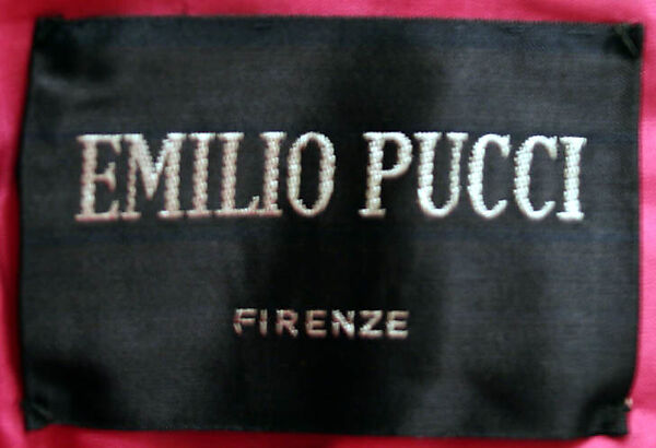 Ensemble, Emilio Pucci (Italian, Florence 1914–1992), silk, Italian