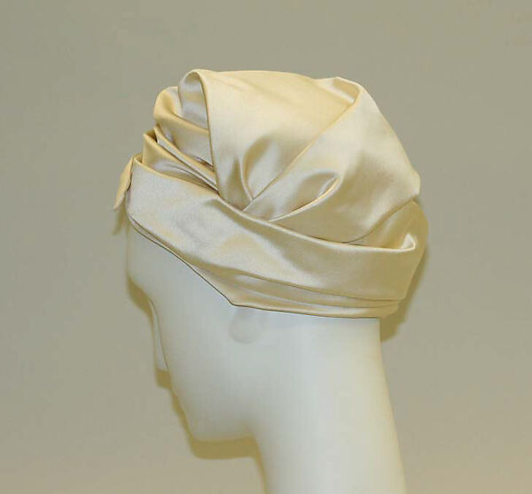 Hat, Bergdorf Goodman (American, founded 1899), silk, American